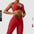 Women's Solid Color Cross Back Sports Bra – Premium Comfort