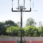 Portable Basketball Hoop Goal Basketball Hoop System Height Adjustable 7 Ft. 6 In..10 Ft. with 44 Inch Indoor Outdoor PVC Backboard Material