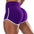 Women plus size high waist solid hip lifting tight running workout shorts in black