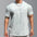 Men's loose cotton sports T-shirt with raglan sleeves in various solid colors for youth athletes