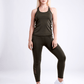 JupiterGear High-Waisted Pilates Leggings with Side Pockets & Mesh Pan