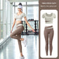Women's One-piece Chest Pad Top Pants Workout Clothes Suit