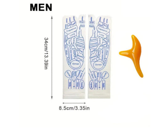 Massage Relieve Tired Feet Socks Acupressure Foot Massager Reflexology