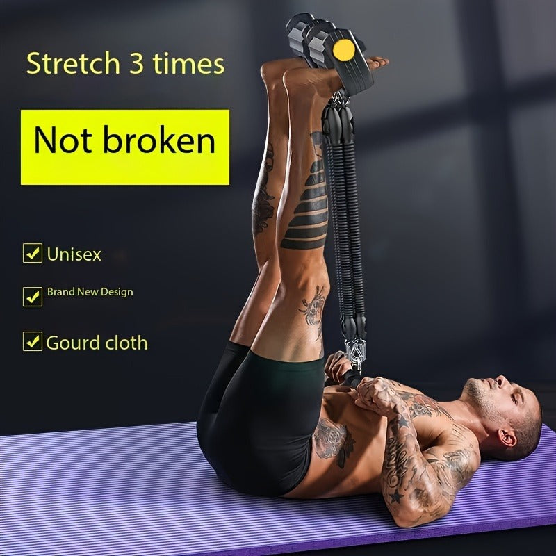 High‑Resistance Fitness Bands with Pedals for Full‑Body Training