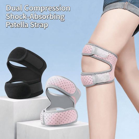 Pro-Guard Dual Patella Knee Strap – Adjustable Silicone Shock Support