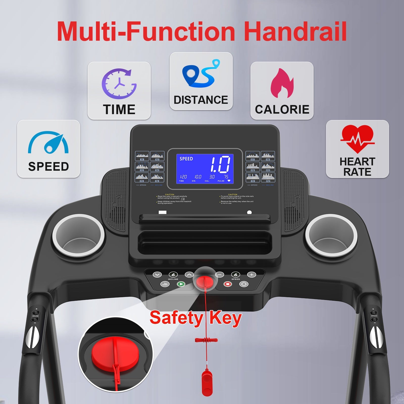 Elite Home Fitness Treadmill – 3.5HP Quiet Motor & Auto-Incline