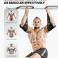 Hanging Ab Straps for Pull up Bar & Core Strength Training - Soft Padded Exercise Straps for Ab Swing & Leg Raises, Hang Bar Strap with 2 Steel Carabiners - Abs Equipment for Home & Gym