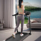 Treadmill Folding Electric Treadmill Bluetooth Voice Control Exercise Treadmill for Home Office Speed Range of 0.5-7.5 Mph