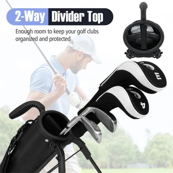 Urban-Lite Portable Golf Carry Bag – Stealth Grey & Black Edition