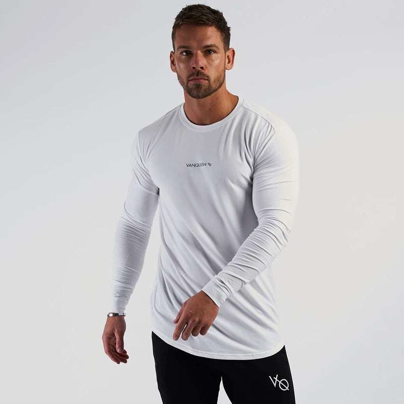 Muscle Workout Sports Long-sleeved T-shirt