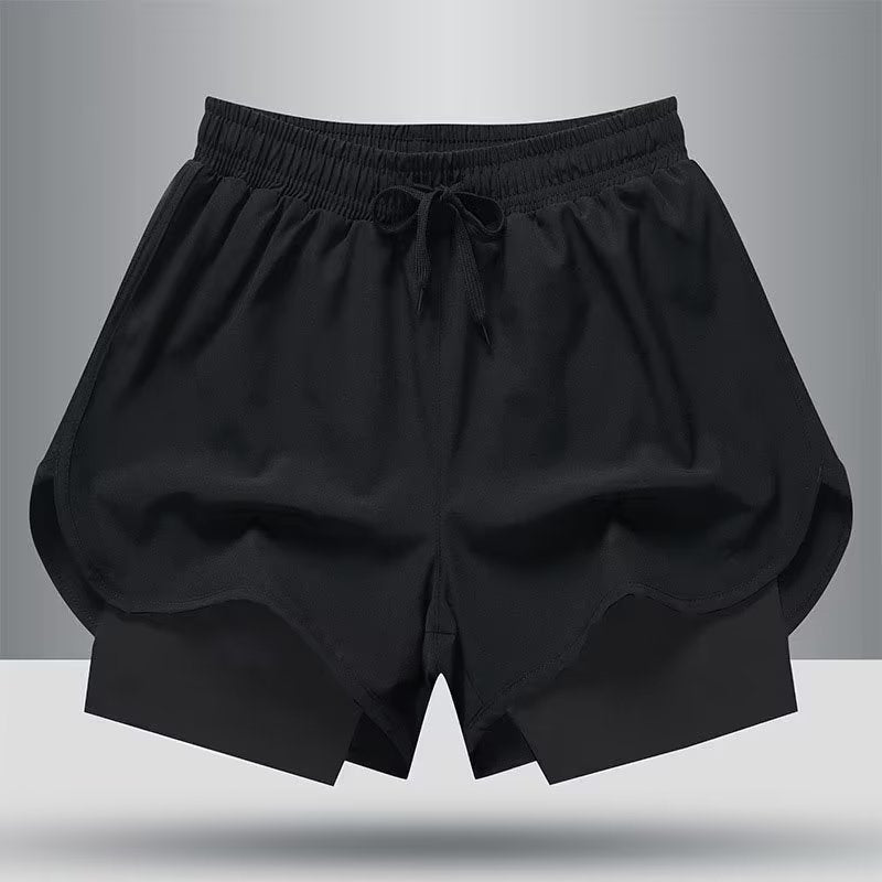 Men’s Elite "Ice Silk" 2-in-1 Training Shorts