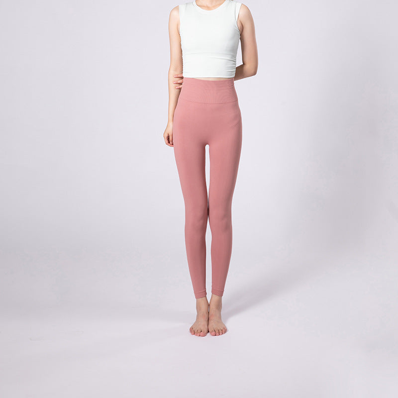 High‑Waisted Butt‑Lifting Yoga Pants for Women – Tummy‑Control Solid‑Color Leggings