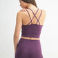 MONO B Venice Cloud Light Crisscross Sports Bra