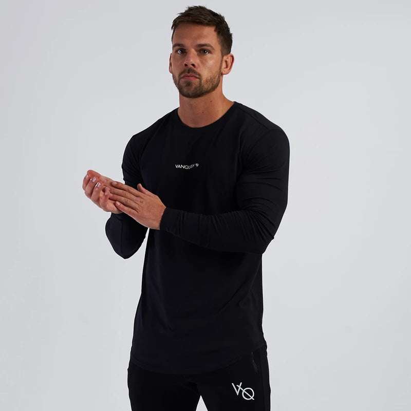 Muscle Workout Sports Long-sleeved T-shirt