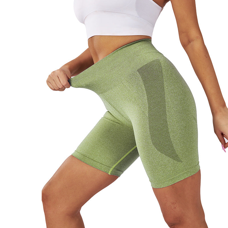 Prism Performance Yoga Shorts – High-Stretch Seamless Fit