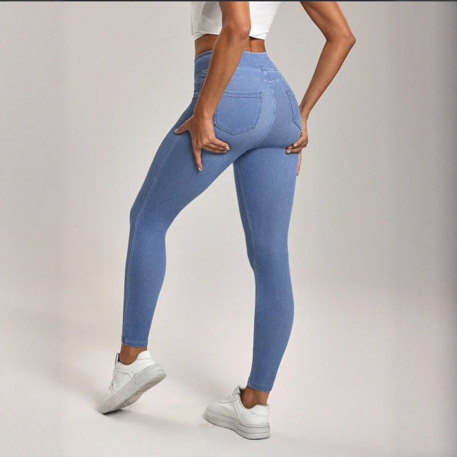 Women’s High‑Waist Sculpting Joggers – Dual‑Pocket, Slim Ankle‑Fit Active Pants