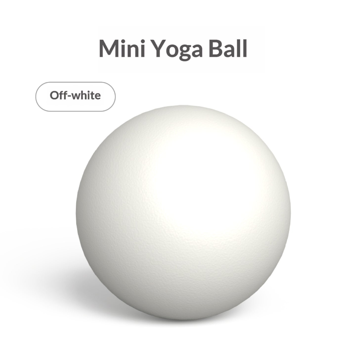 Pro-Grip 25cm Mini Yoga Ball – Anti-Burst & Frosted Stability Ball