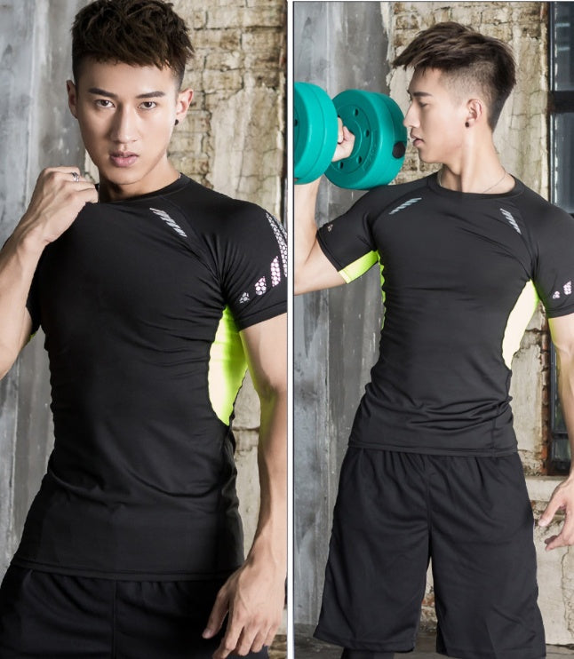 5-Piece Men’s Training Suit - Quick-Dry Running Set