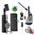 Compact black plastic golf club cleaning tool with six cleaning features