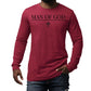 Mens Long Sleeve Graphic T-shirt Man of God Black Print