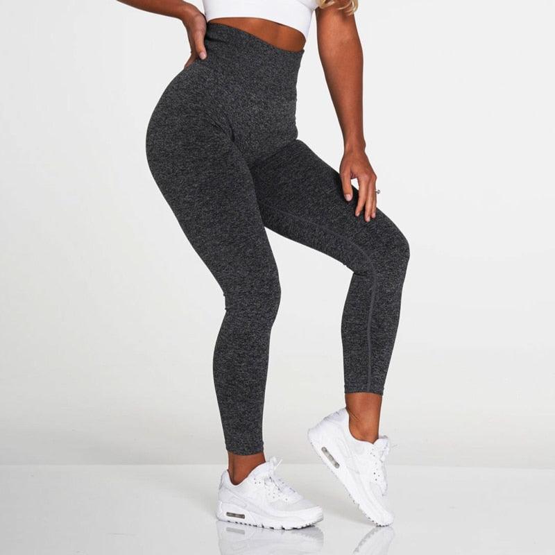 SculptFlex Seamless High-Waist Performance Leggings worn by a model showcasing a flattering fit and style.