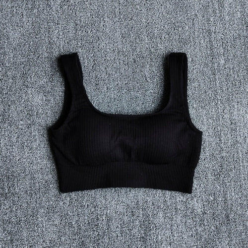 Yoga Bra Vital Seamless Sports Bra Medium Support Running Racerback