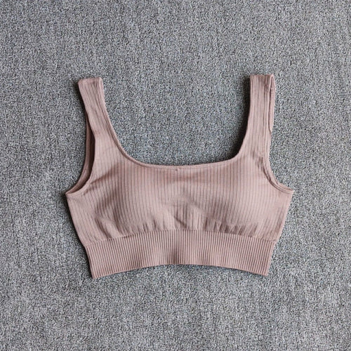 Yoga Bra Vital Seamless Sports Bra Medium Support Running Racerback