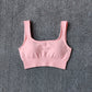 Yoga Bra Vital Seamless Sports Bra Medium Support Running Racerback