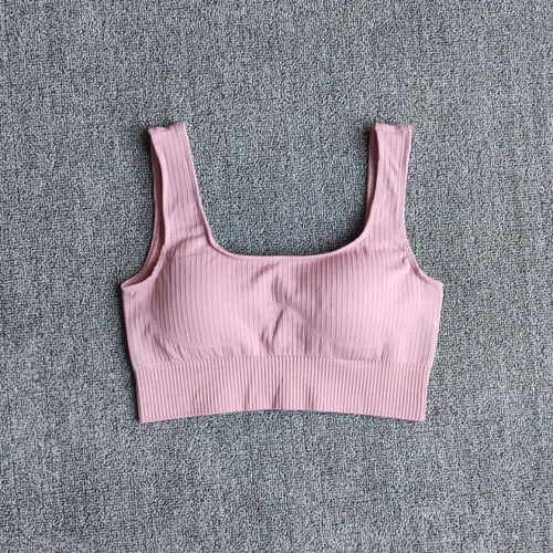 Yoga Bra Vital Seamless Sports Bra Medium Support Running Racerback