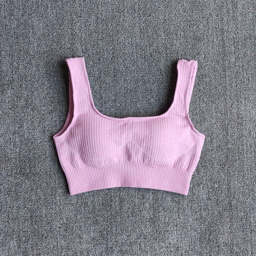 Yoga Bra Vital Seamless Sports Bra Medium Support Running Racerback