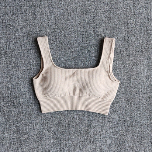 Yoga Bra Vital Seamless Sports Bra Medium Support Running Racerback