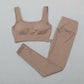 Women's sportswear High Waist Sports Bra+ Legging Gym Clothing