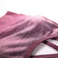 Women's Wirefree Padded Yoga Bras Strappy Sexy Longline Sports Bra