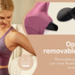 Women's Wirefree Padded Yoga Bras Strappy Sexy Longline Sports Bra