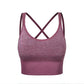 Women's Wirefree Padded Yoga Bras Strappy Sexy Longline Sports Bra