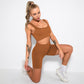 2PCS Women Yoga Set Gym Set Sexy Bra Seamless Sports Shorts Workout