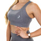 Sports Bra Origin - grey - Damen