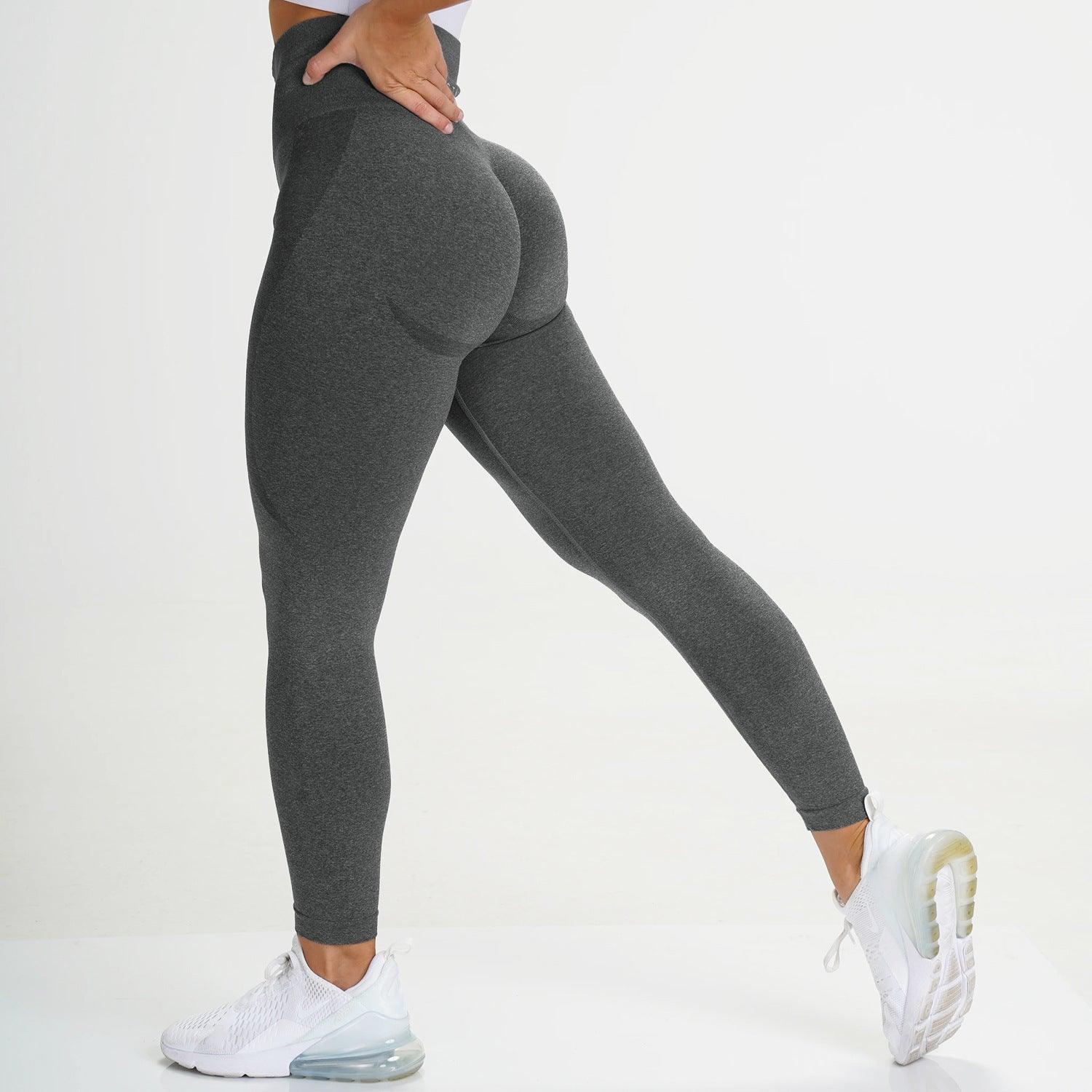 FlexCurve Seamless High-Waist Sculpt Shorts in gray, featuring a flattering and supportive fit for workouts.