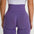 Back view of FlexCurve Seamless High-Waist Sculpt Shorts in purple, designed for a flattering fit.