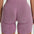 FlexCurve Seamless High-Waist Sculpt Shorts in pink showcasing a flattering, sculpting fit from the back.