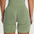 Back view of FlexCurve Seamless High-Waist Sculpt Shorts showcasing a stylish fit.